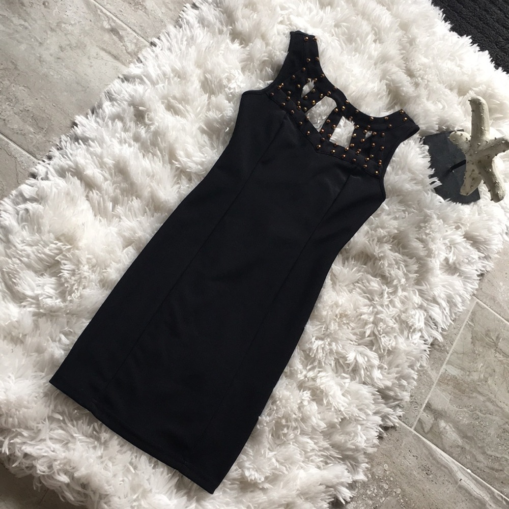 Charlotte Russe black mini dress